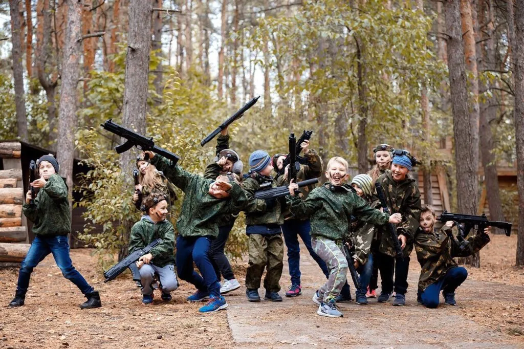 Сборные игры в лазертаг