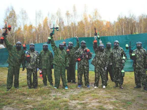 Игра в пейнтбол. <b><font color=purple>Тариф -Спецназ-</font></b>