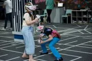 Внутри VR арена в Иркутске