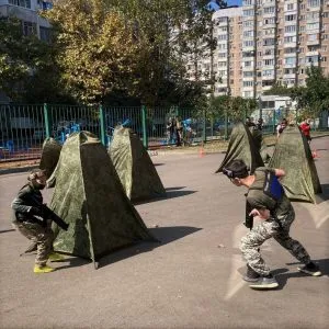 Выездная игра в лазертаг