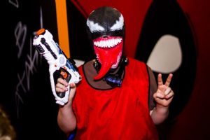 1.5 часа игры в лазертаг