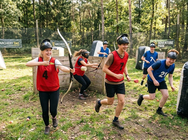 1.5 часа игры в арчеритаг