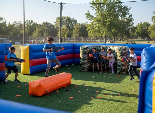 Корпоративный отдых в Нерф для группы от 15 до 30 человек