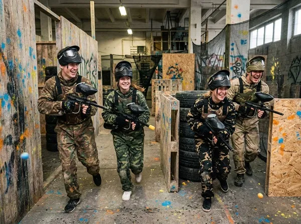 3 часа игры в пейнтбол