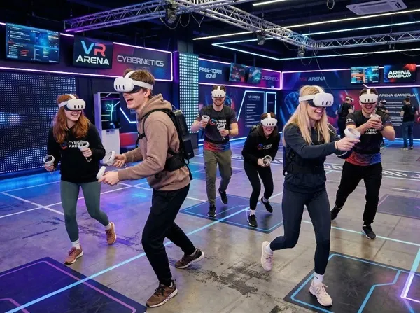 VR + Лазертаг