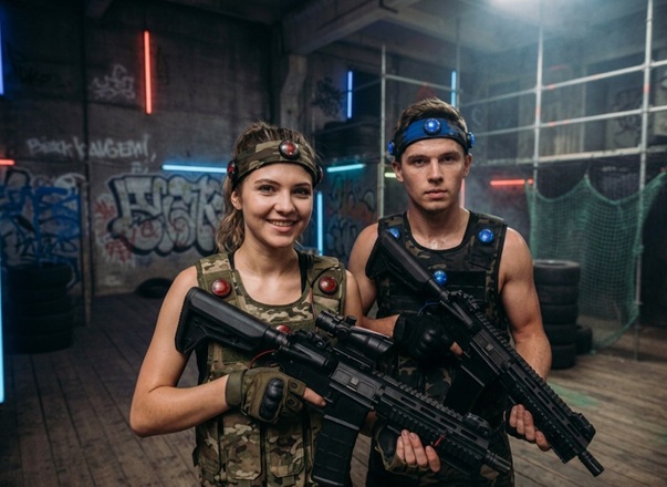 Игра в лазертаг для малых групп (до 14 чел.)