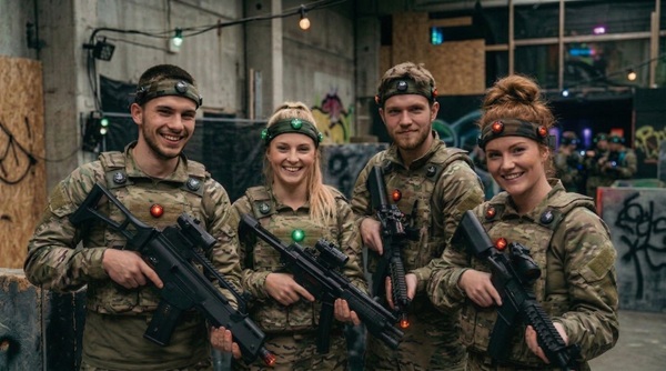 2 часа игры в лазертаг